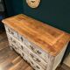 Louis XV chest of drawers in patinated oak