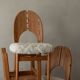 Vintage Danish Pine Dining Chairs | Set of 4 | Niels Koefoed Style