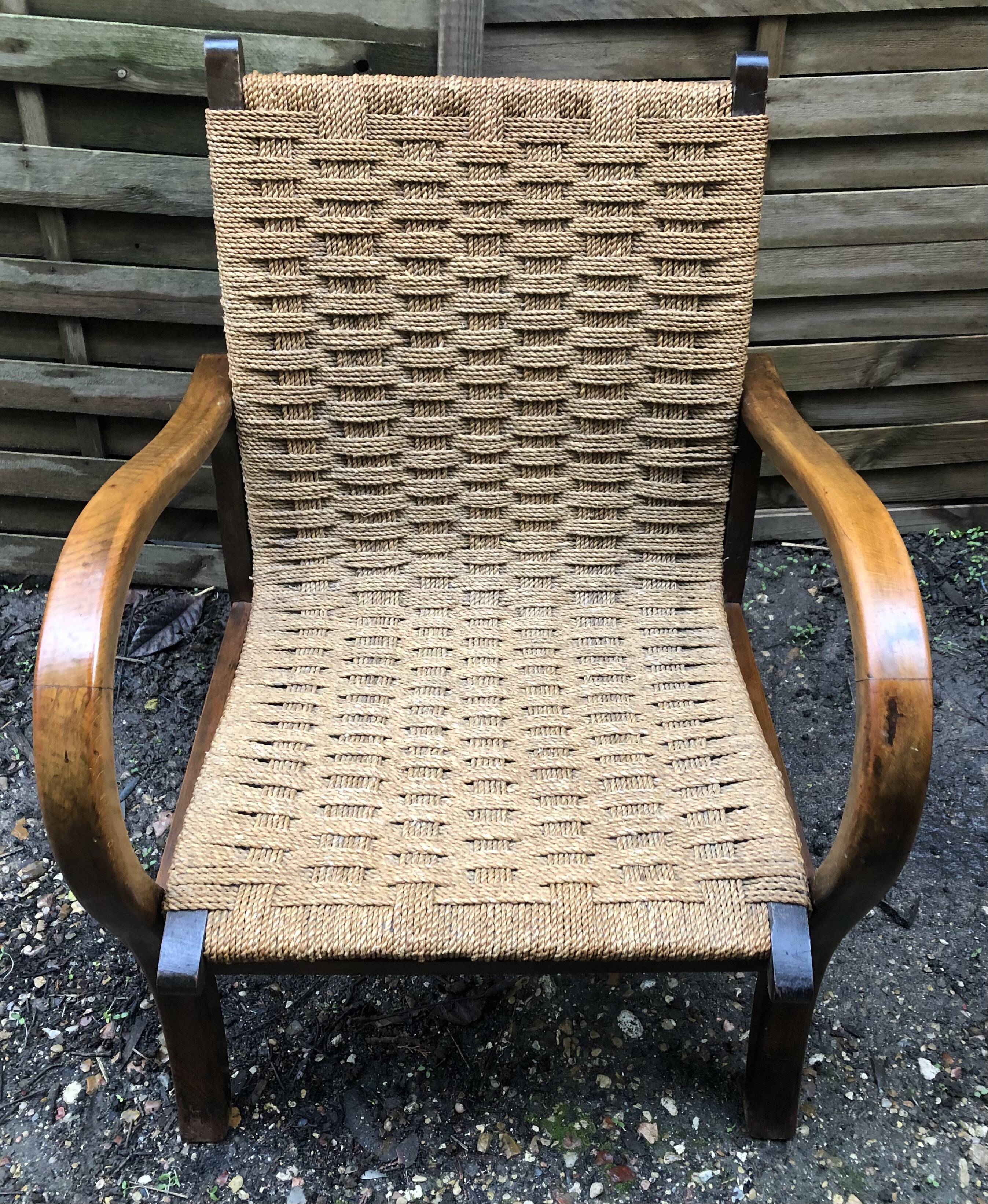 Art Deco armchair Erich Dieckmann 1930s/40s Bauhaus