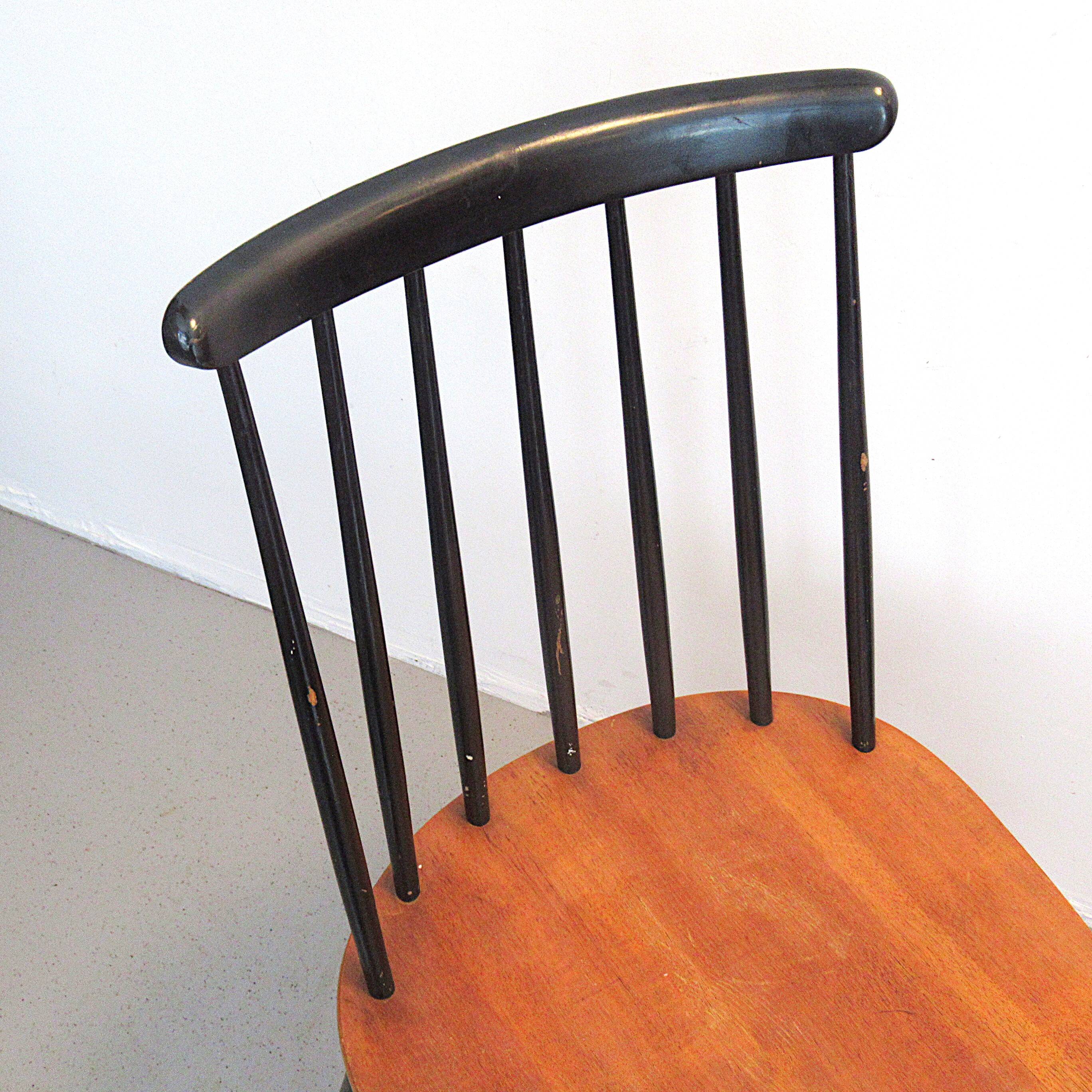 Paire de chaises suédoises Fanett Ilmari Tapiovaara 1960