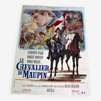 Original cinema poster "Le Chevalier de Maupin" 1966 Catherine Spaak 120x160 cm