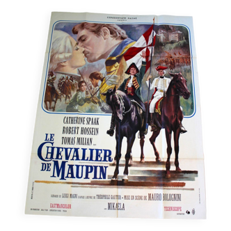 Affiche cinéma originale "Le Chevalier de Maupin" 1966 Catherine Spaak 120x160 cm