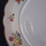 Hollow dish on foot compote, cream, fruits...porcelain