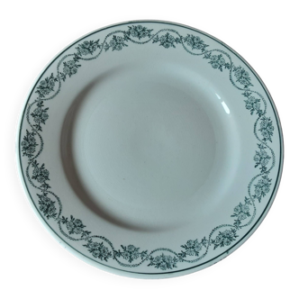 Assiette  plate St amand