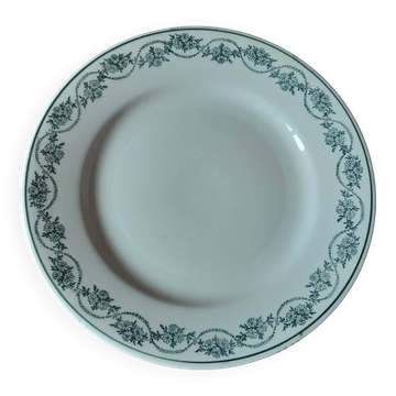 Assiette  plate St amand