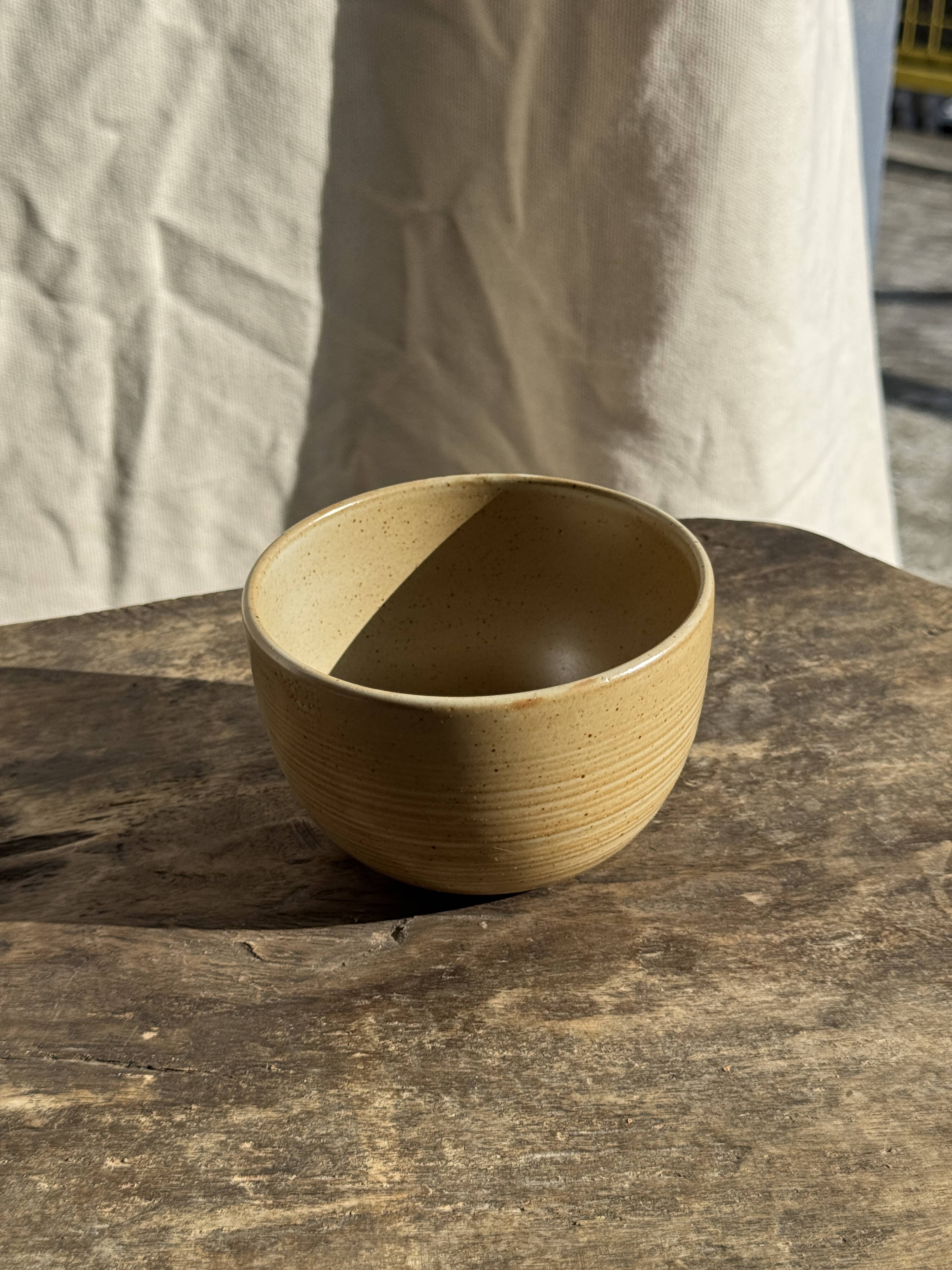 Mini stoneware bowl CNP Village France H7.5 D12