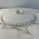 Abat-jour ancien en opaline blanche 25,5cm