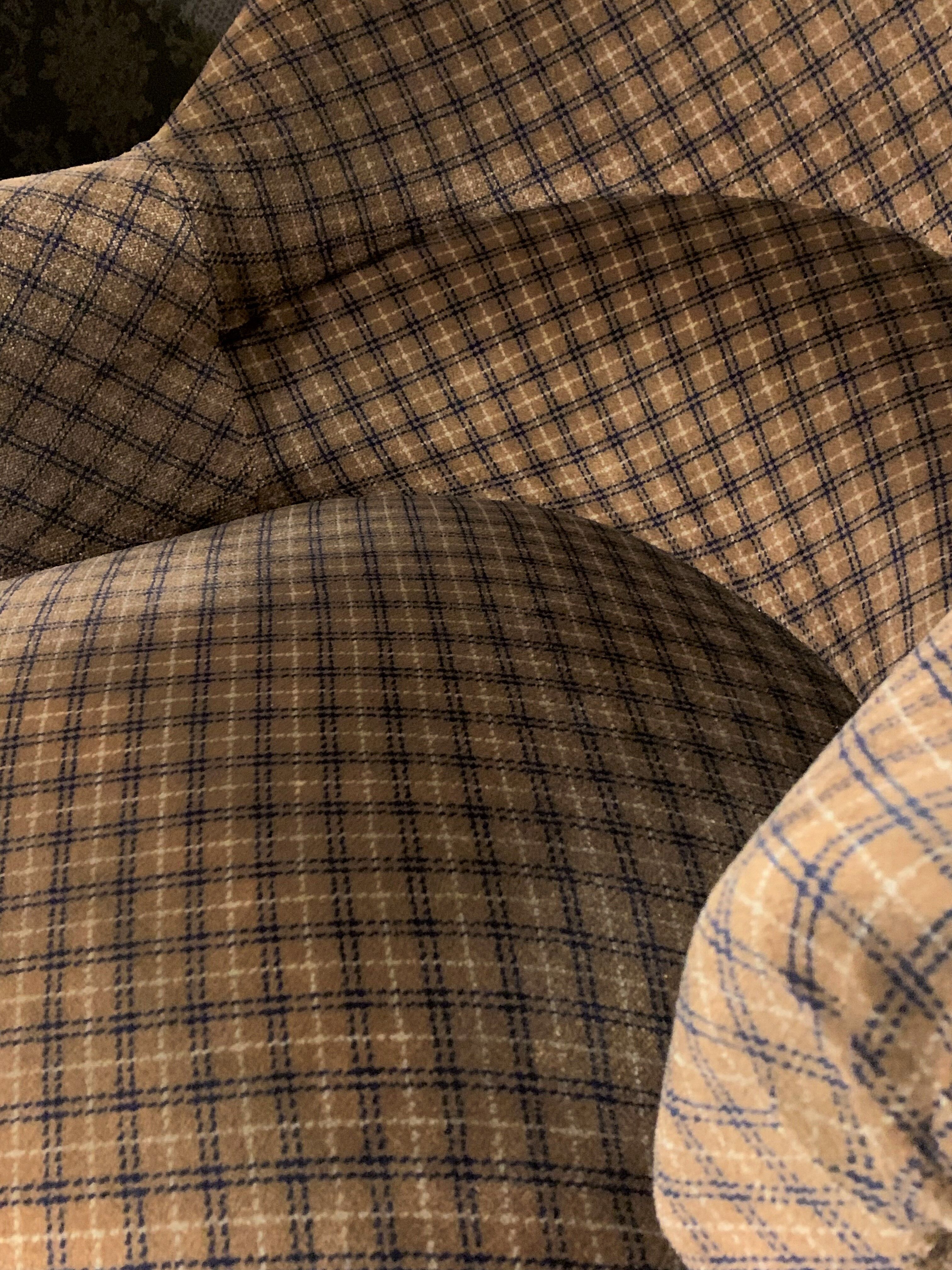 Velvet toad armchair