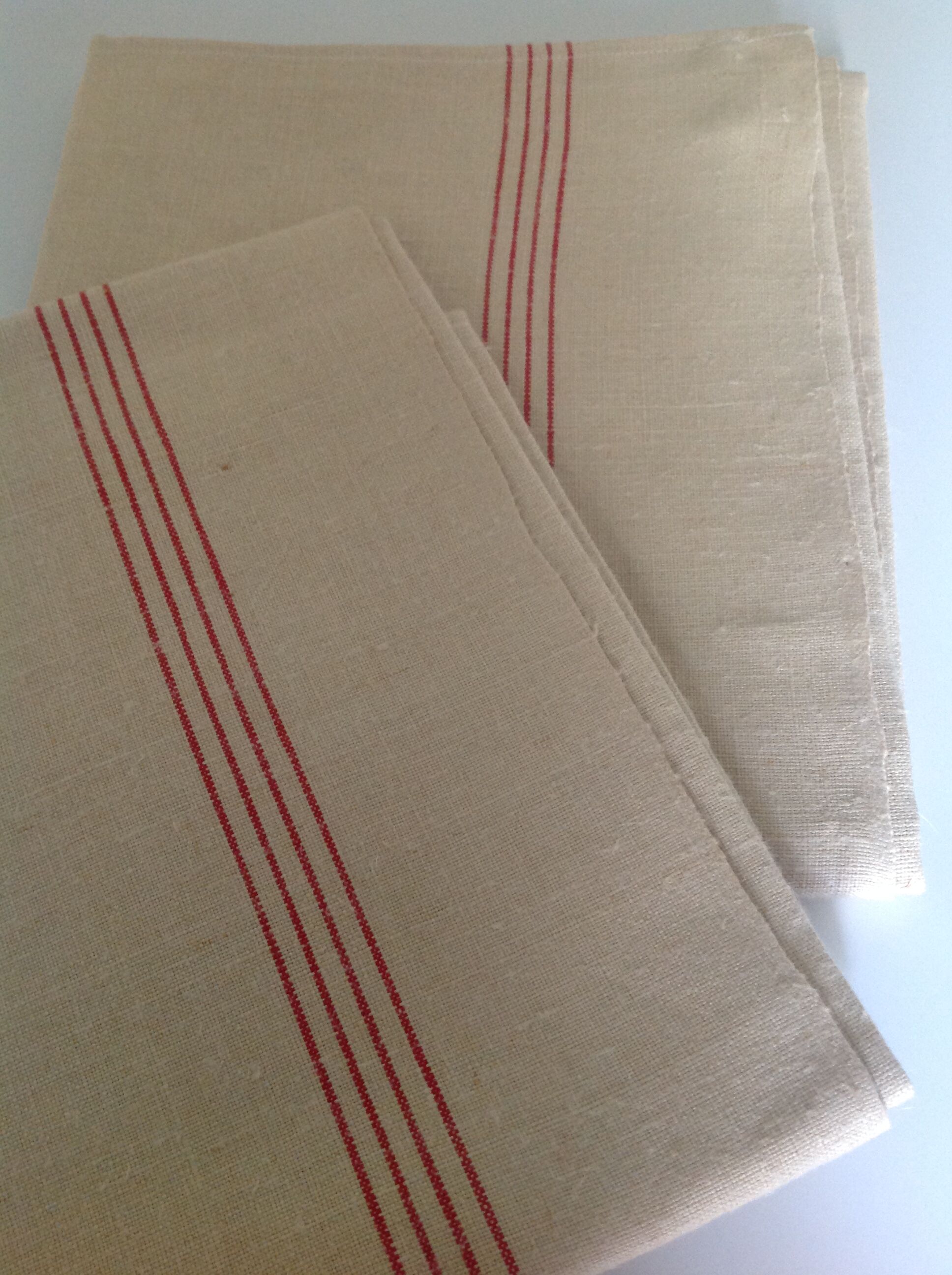 Pair of linen cloth towels