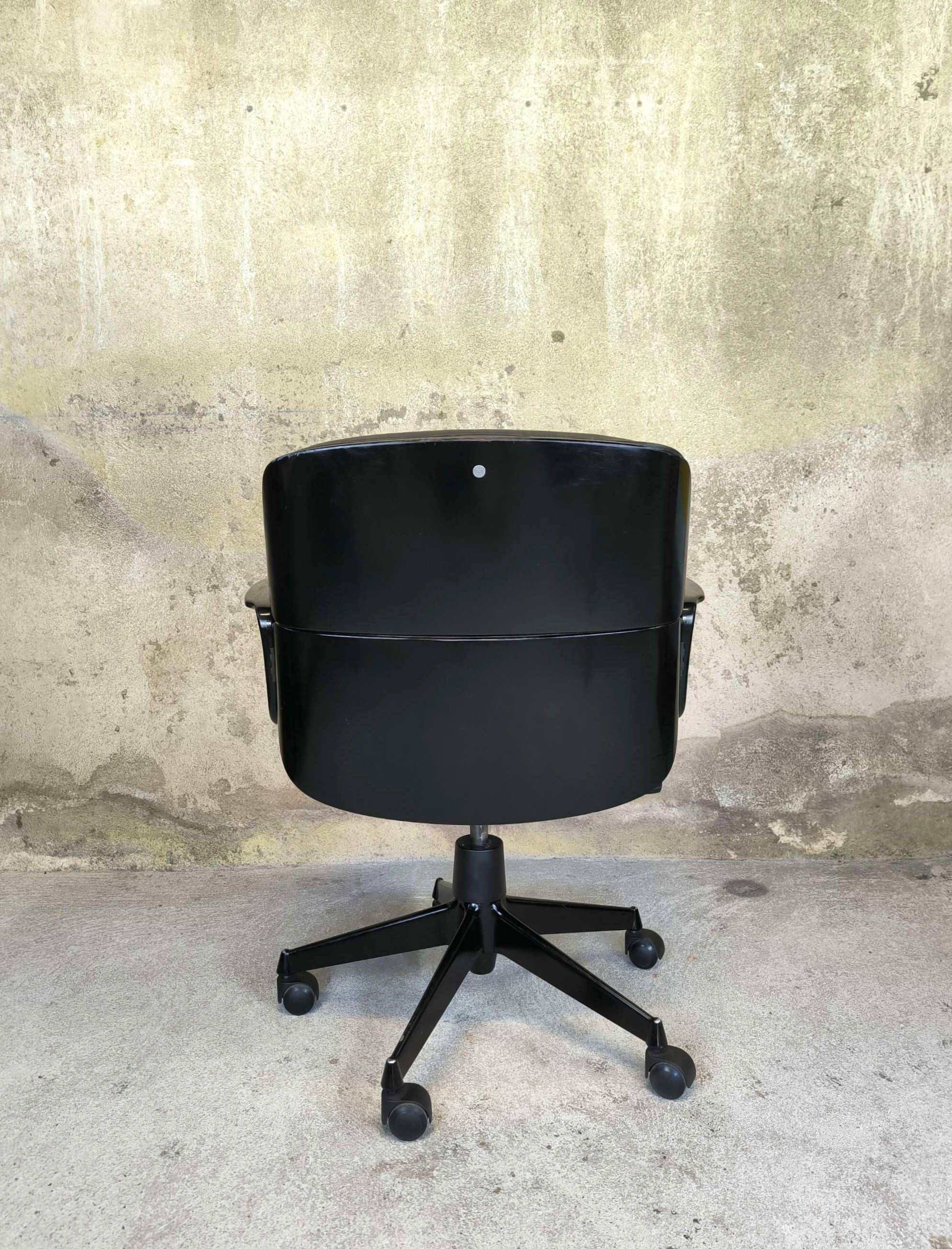 Vintage office chair by Ico Parisi for MIM Roma