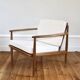 Vintage Scandinavian teak armchair Grete Jalk 1960
