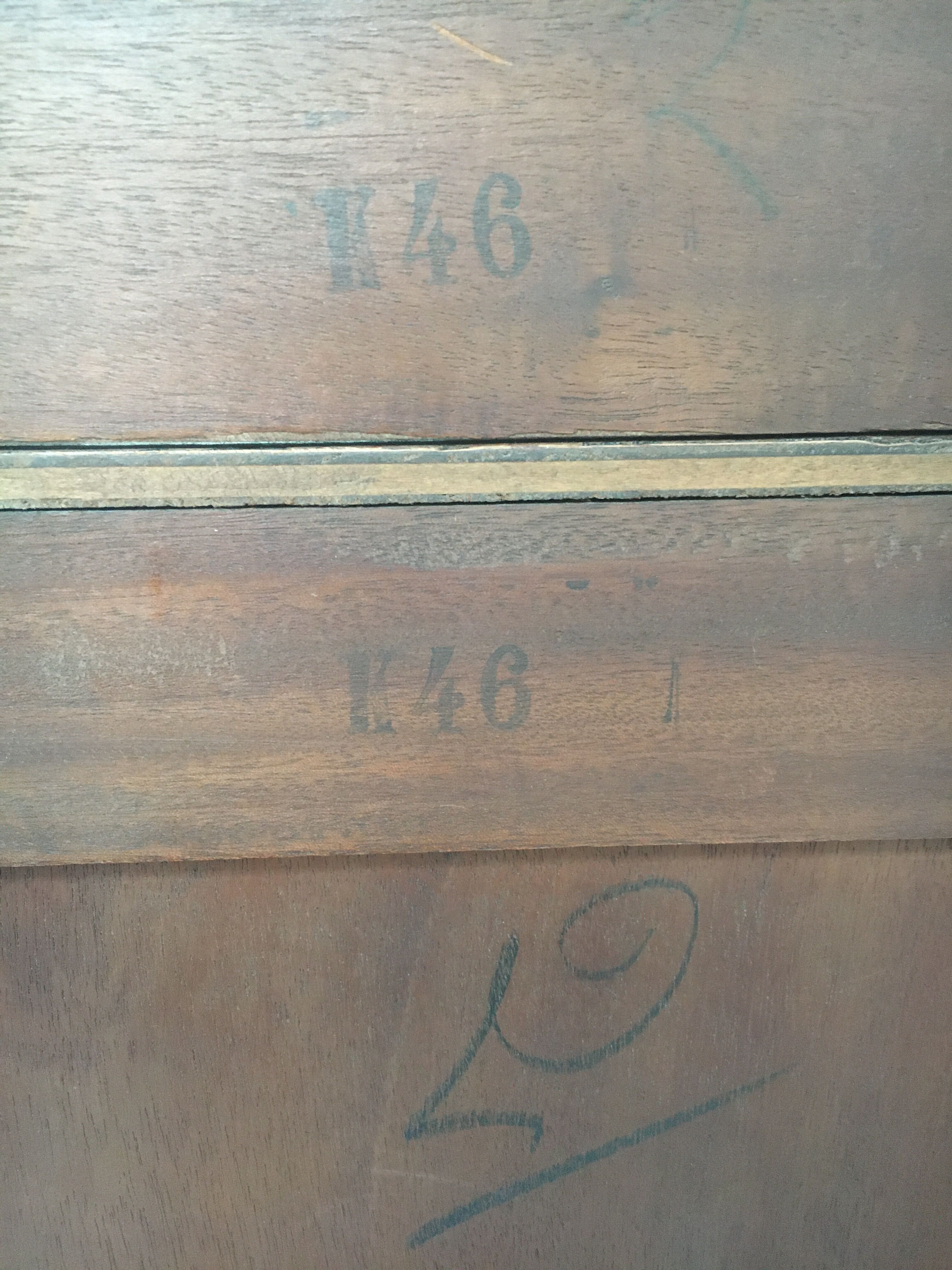 Authentic art deco showcase duo 1930s