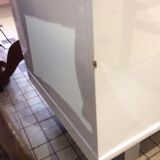 High furniture in white lacquered wood