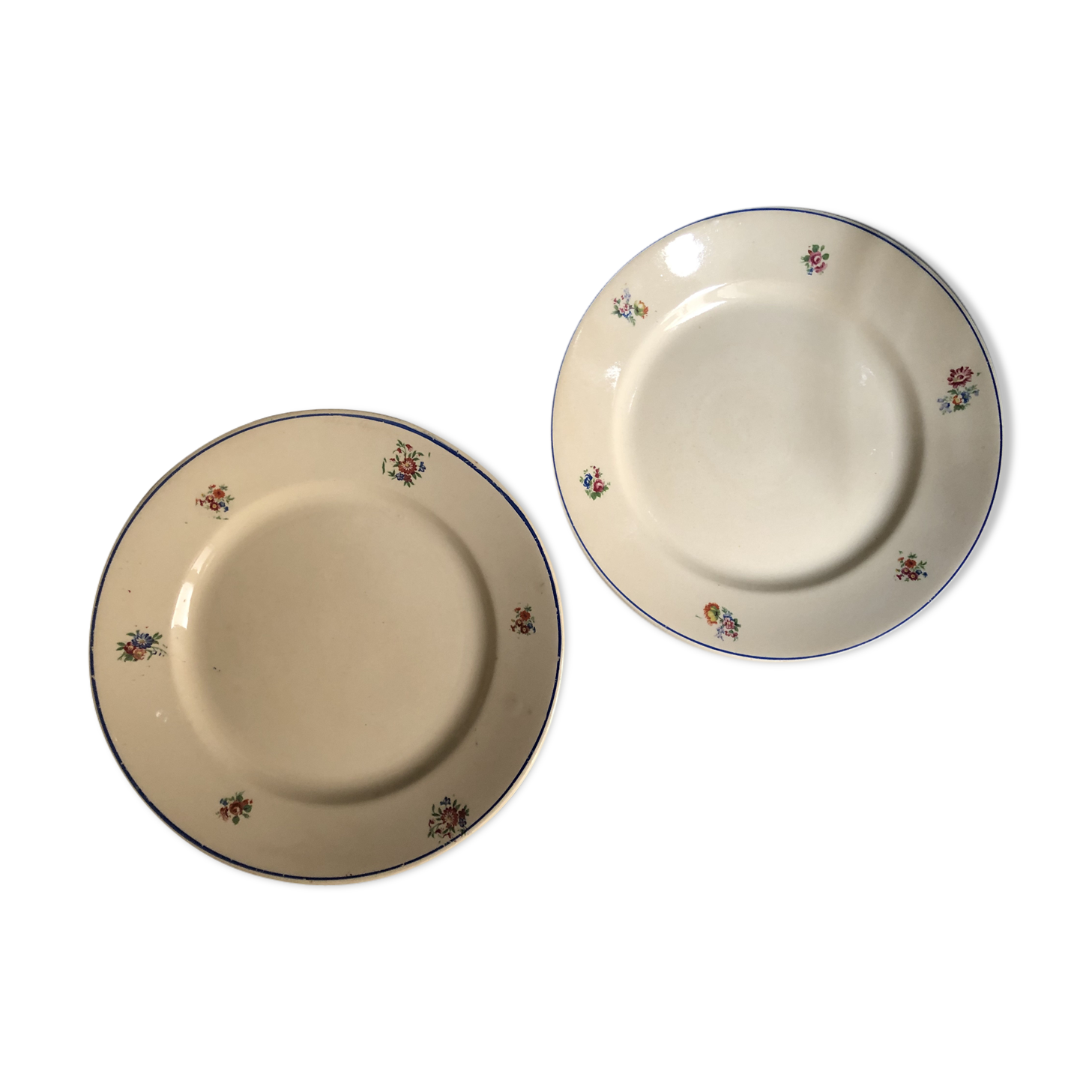 Badonviller Porecelaine Dessert Plates