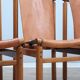 Set of 4 Ilmari Tapiovaara for La Permanente walnut & leather chairs 1960s
