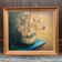 Huile sur toile nature morte aux chrysanthèmes