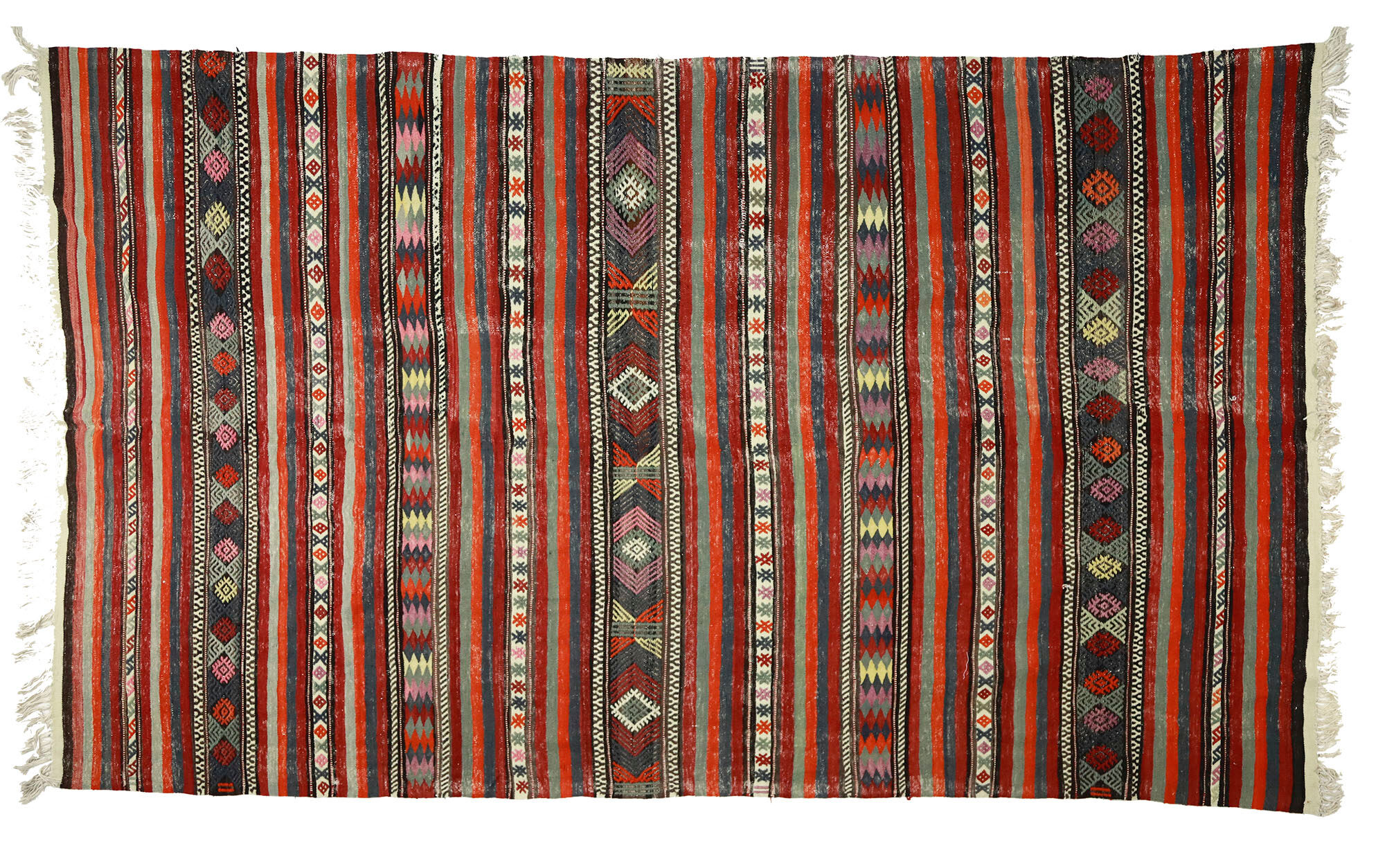 Anatolian handmade kilim rug 315 cm x 195 cm
