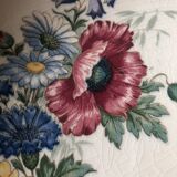 Plat compotier ancien villeroy et boch 1584 décor floral