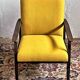 Fauteuil vintage restauré par ton (années 1960)
