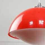 Italian Space Age Pendant in Plexiglass and Chrome, 1970s