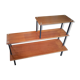 Shelf in teak vintage at 3 levels