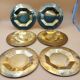 6 brass plates under plates