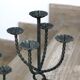 Paire de chandeliers à cinq branches, années 50
