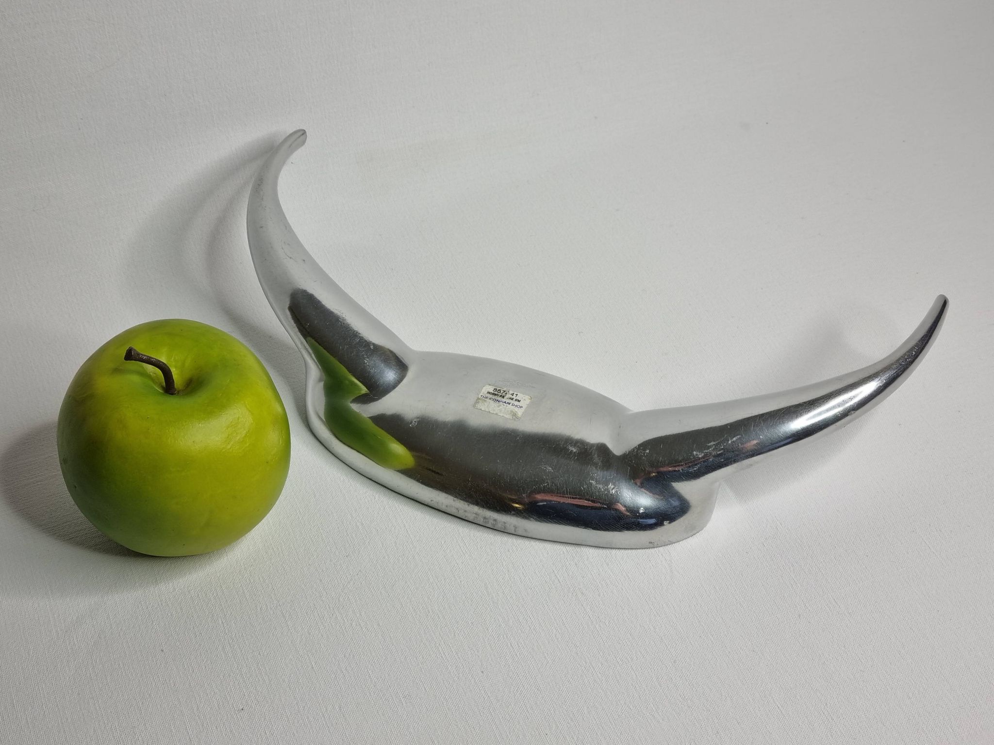 Horny Coat Hook, Aluminum Bull Head Wall Mount, The Conran Shop, 30 cm