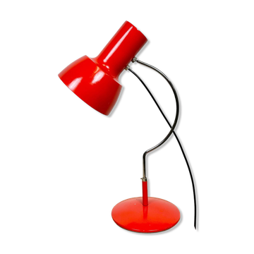 Lampe de table rouge par Josef Hurka pour Napako, années 1960