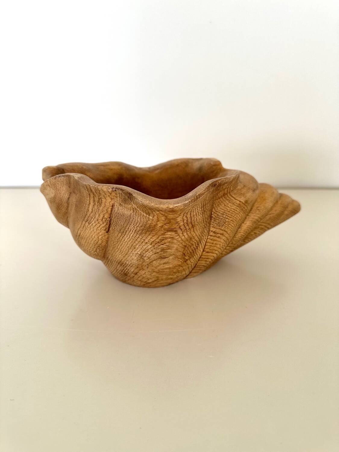 Coupelle en bois coquillage