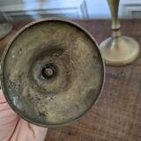 Pair of brass candlesticks