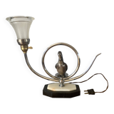 Art Deco duck table lamp