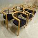 Set of 6 chairs, Italie, 1980