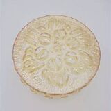 Iridescent cast glass ceiling light by Helena Tynell