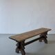 Alpine carved pine dining table set | 1950s