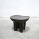 Brutalist antique African Senufo wooden stool