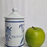 Pharmacy pot in earthenware from Longchamp Digitalis