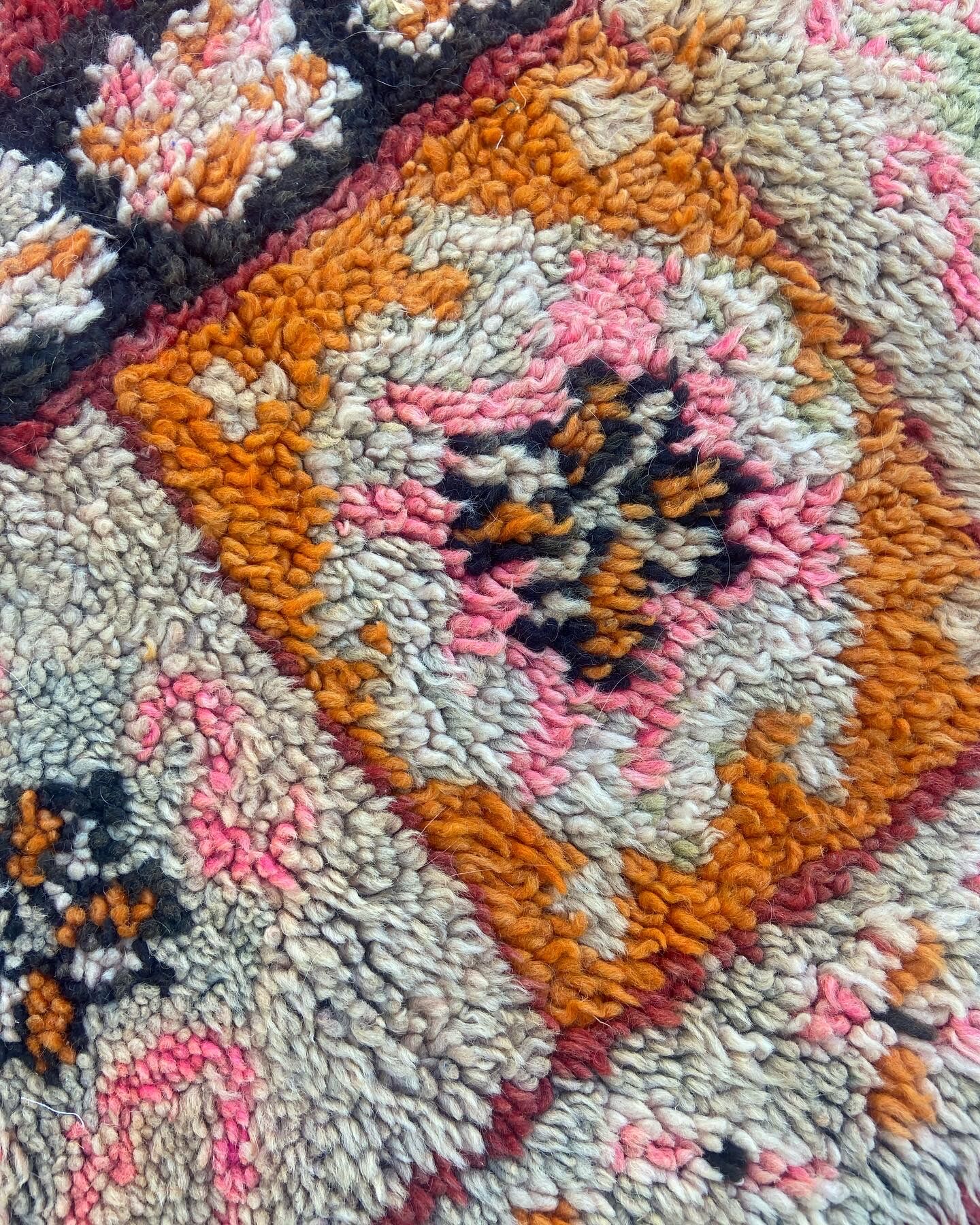 Vintage Berber wool carpets