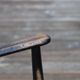 Rocking- vintage flesh blackened wood and rope Italy 1960