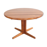 Danish round dining table in teak 1960s