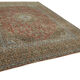 Handwoven oriental vintage 288 cm x 398 cm red wool carpet