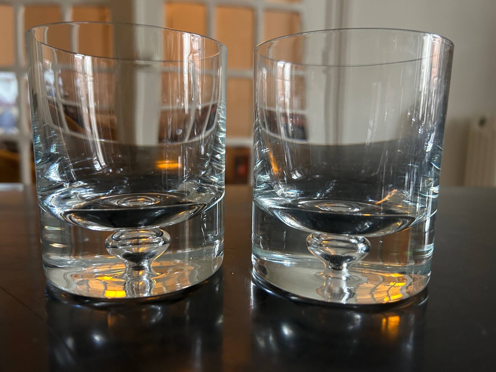 8 Scandinavian crystal glasses by Tapio Wirkkala