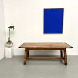 Pine dining table, DLG Georges Robert