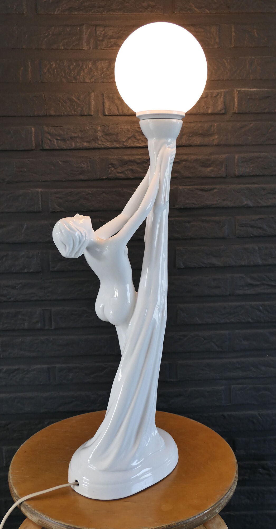 Large table lamp Art Deco style 1960s-70s