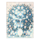 Kerman runner carpet in antique silk, hand-knotted from the 1940s.