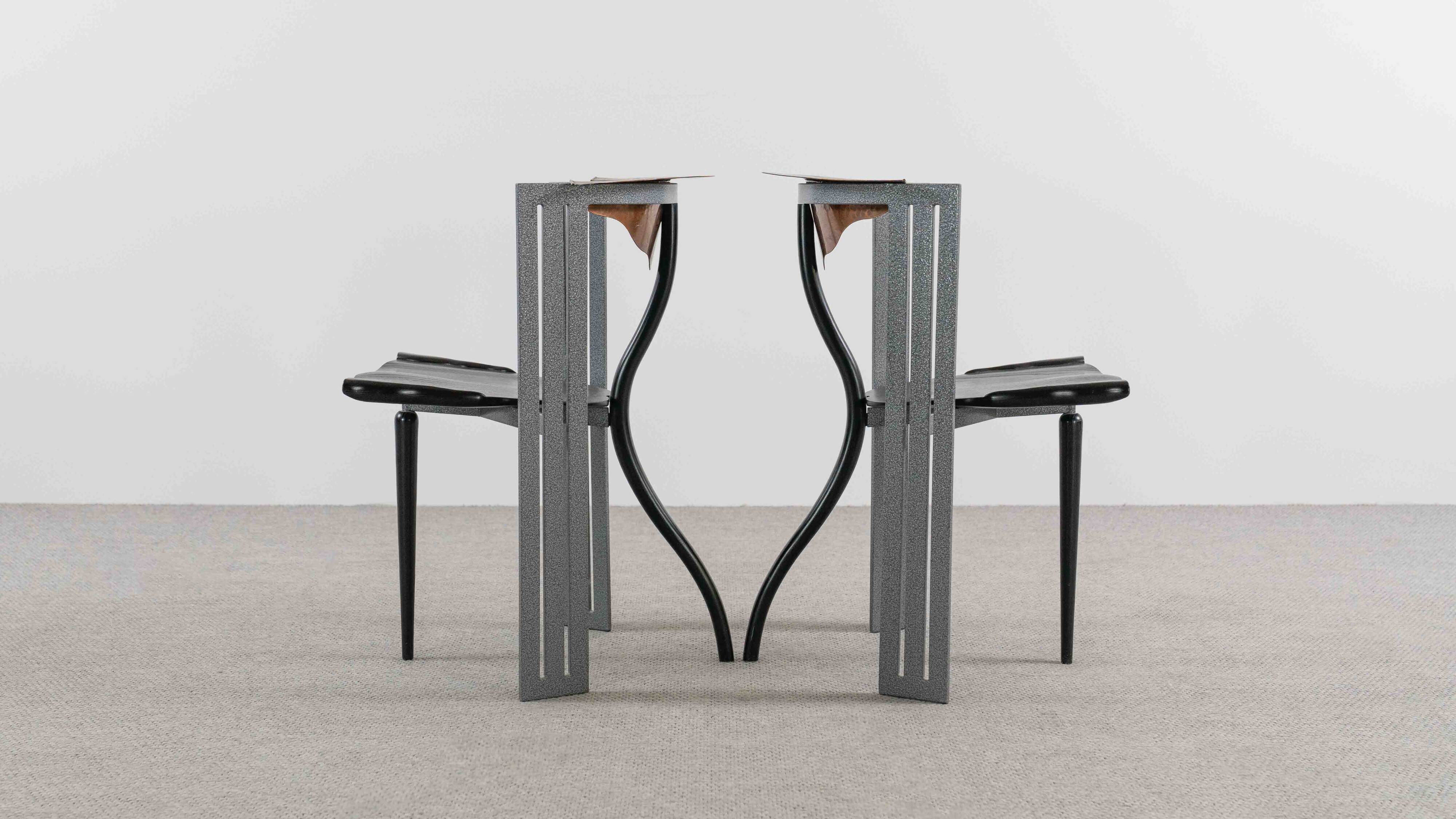 Pair Ota Otanek Chairs by Borek Sipek fort Vitra