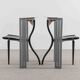 Pair Ota Otanek Chairs by Borek Sipek fort Vitra