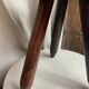 French tripod farm stool in wood, 1960s