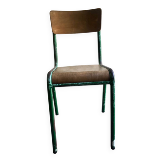 Chaise d’école, années 70