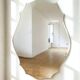 Decorative mirror with scalloped edges